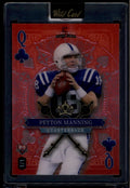 2025 Wild Card Draw Stacked Deck Red sdjcpmdbnb2b Drew Brees Peyton Manning 1/1
