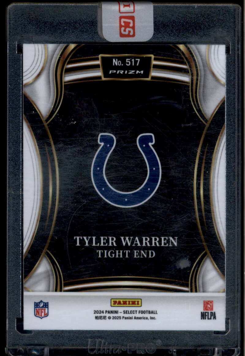 2024 Select '25 XRC Prizm Silver Refractor 517 Tyler Warren XRC Rookie