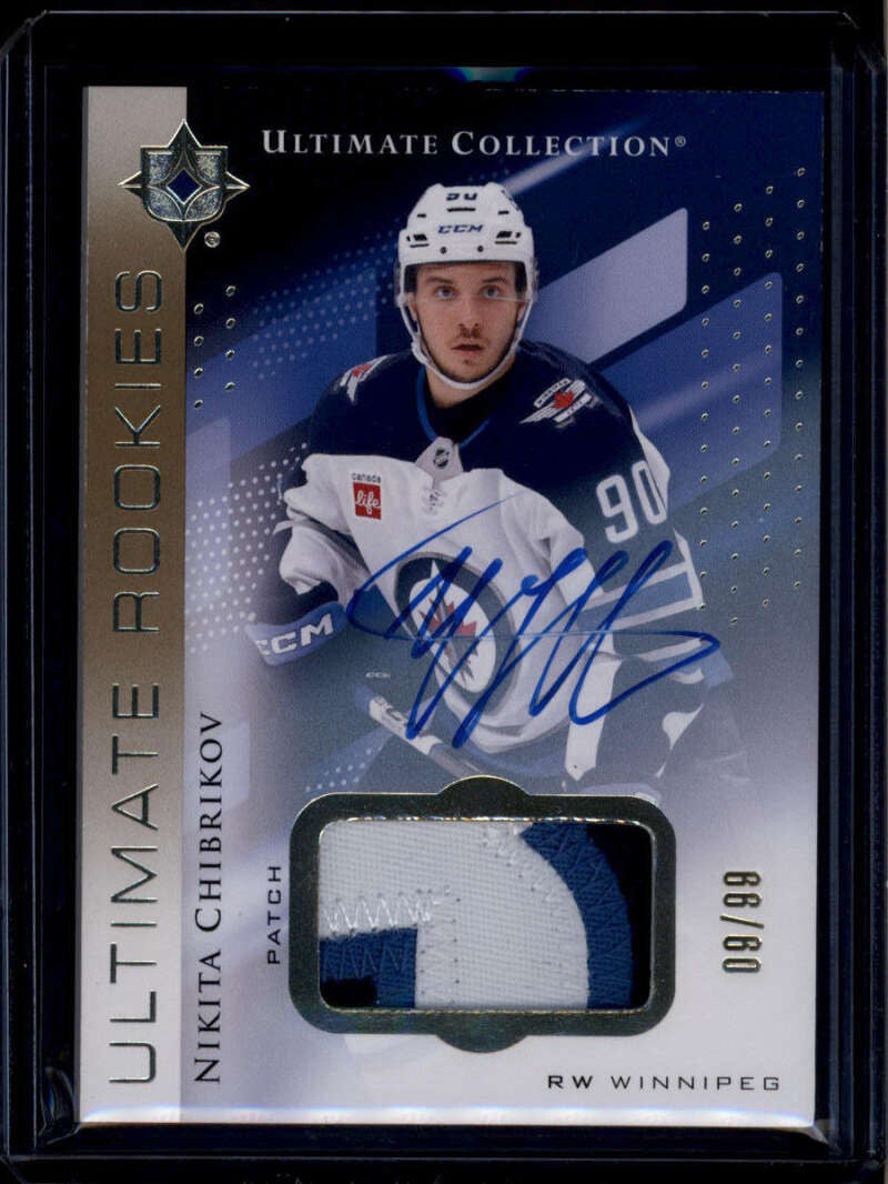 2024-25 Ultimate Collection Autographs 137 Nikita Chibrikov RC Patch Auto 9/99