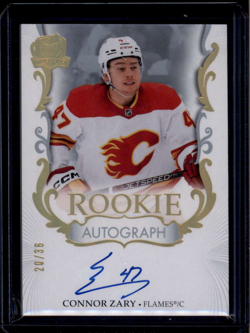 2023-24 The Cup Gold Spectrum Variation 179 Connor Zary Rookie Auto 20/36