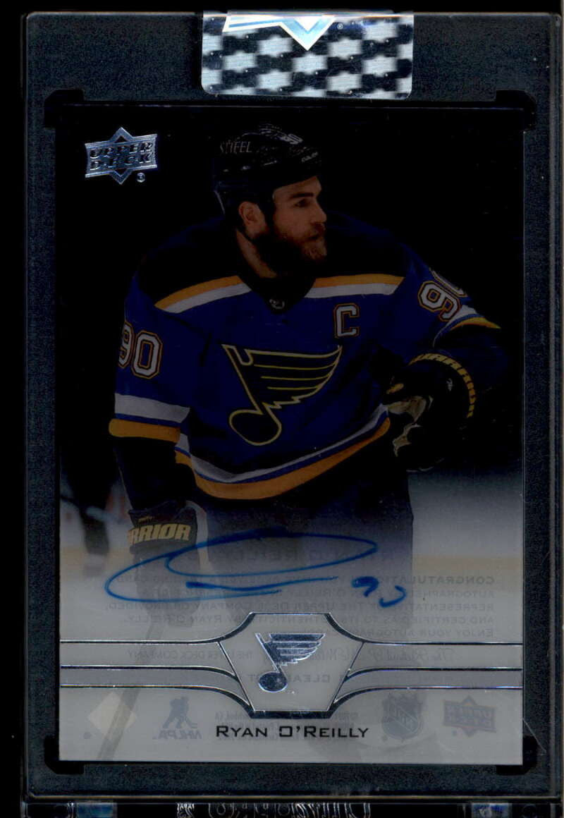 2020-21 Upper Deck Clear Cut CCRO Ryan O'Reilly Auto