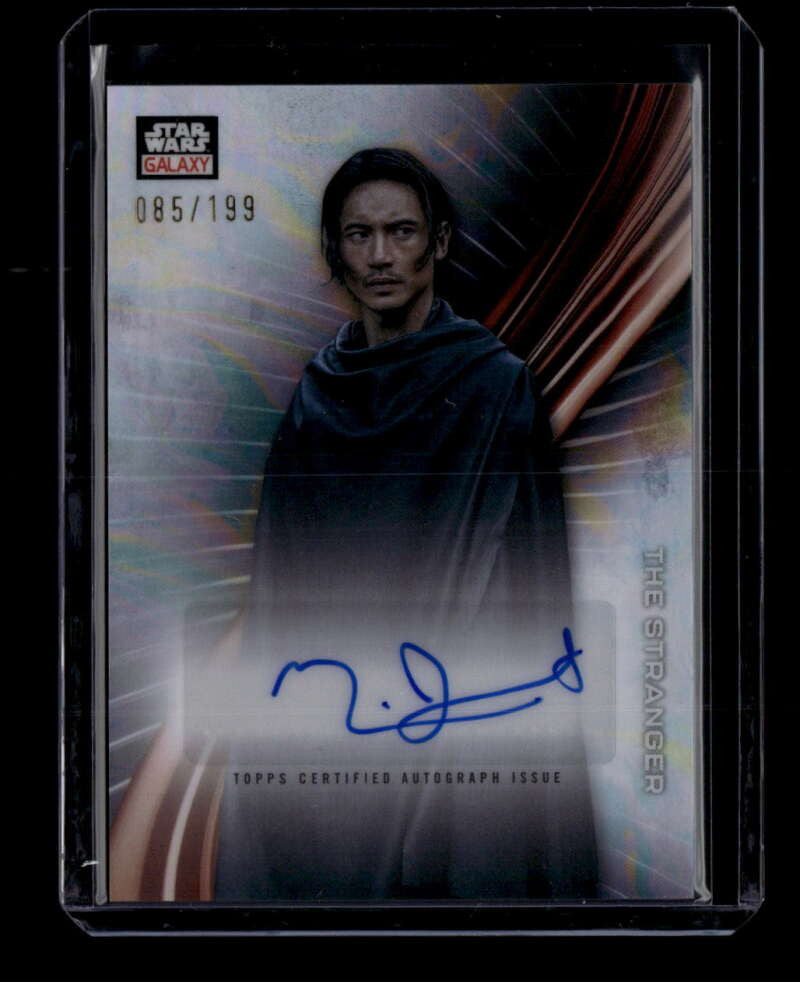 2025 Topps Chrome Star Wars Galaxy Autographs GAMJ Manny Jacinto Auto 85/199