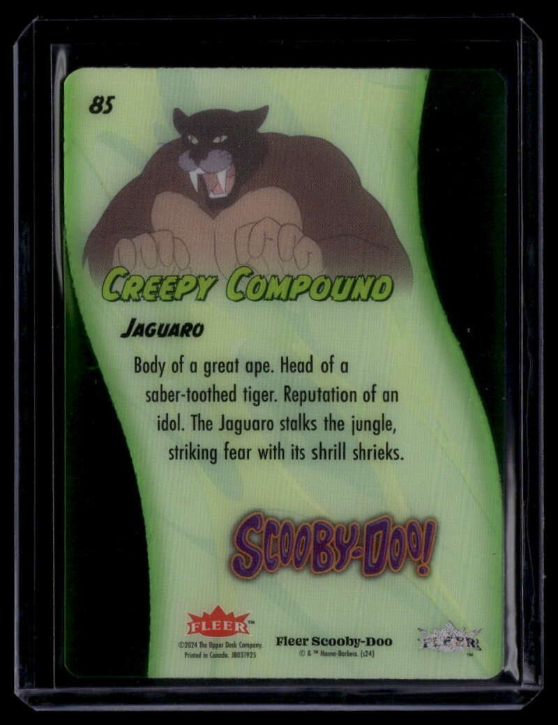 2025 Fleer Scooby-Doo Creepy Compounds Variant 85 Jaguaro