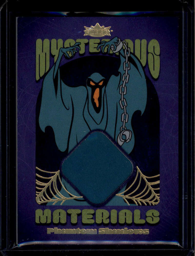 2025 Fleer Scooby-Doo Mysterious Material my18 Phantom Shadow Dark Teal Relic
