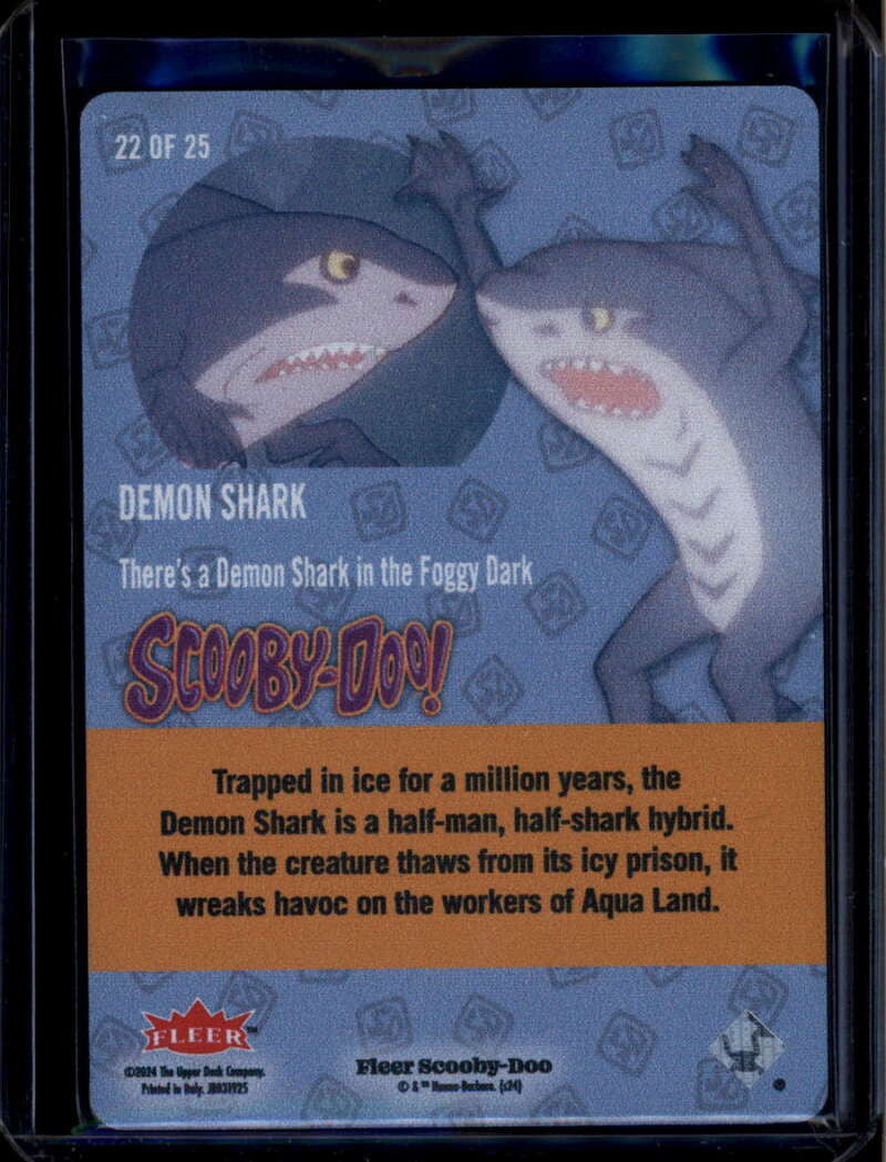 2025 Fleer Scooby-Doo '91-92 Basketball 3-d Acrylic 22 Demon Shark
