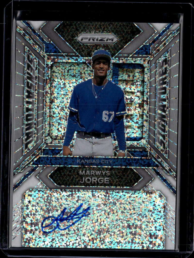 2024 Panini Prizm Sensational Signatures White Sparkle Marwys Jorge RC Auto 1/1