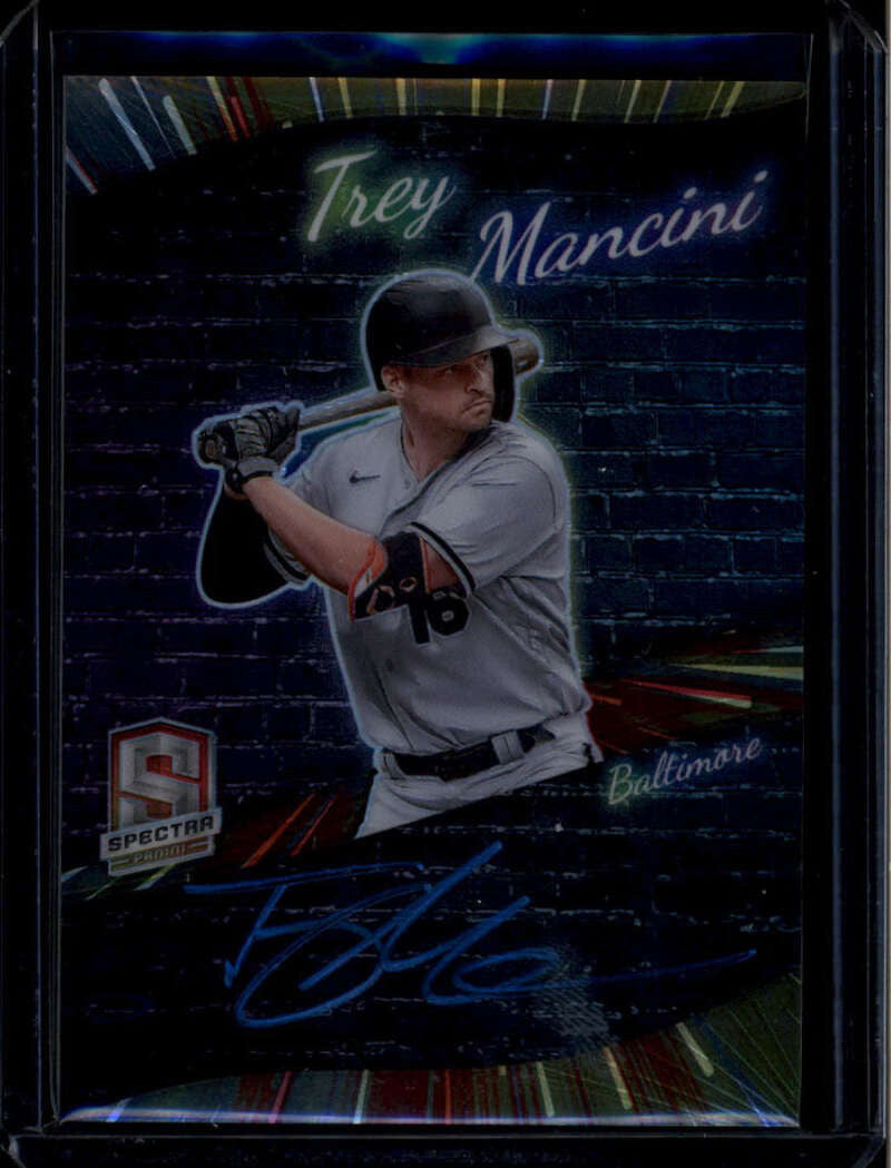 2022 Panini Chronicles Spectra Colorgraphs Hyper 8 Trey Mancini Auto 8/25