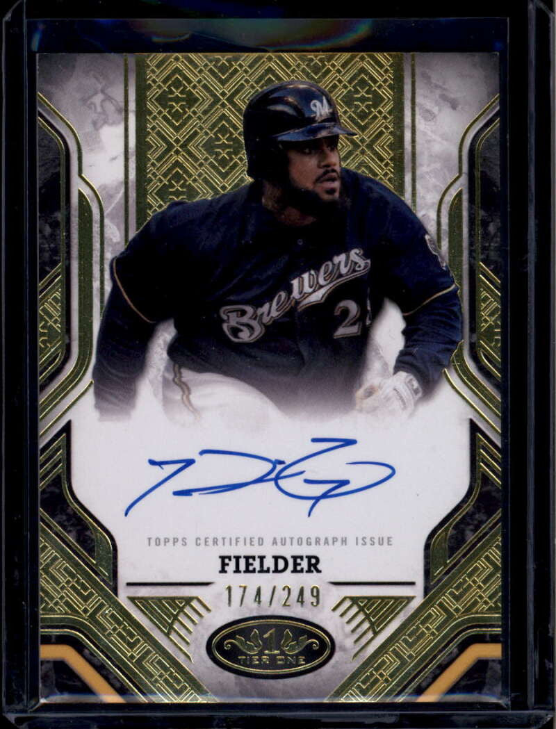 DELETE 174959 2025 Topps Tier One Prime Performers Autograph PPAPF Prince Fielder Auto 174/249