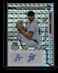2022 Panini Mosaic Rookie Autographs Mosaic 6 Spencer Strider Rookie Auto