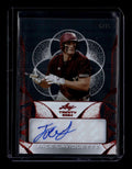 2024 Leaf Trinity Clear Autographs Red cajl1 Jace Laviolette Rookie Auto 6/15