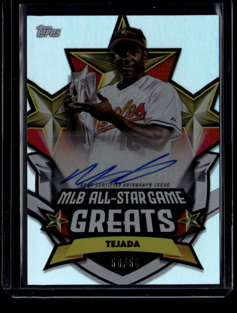 2025 Topps MLB All-Star Game Greats Autographs ASGGAMTE Miguel Tejada Auto 50/50