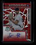2022 Panini Mosaic Rookie Autographs Choice Fusion 6 Spencer Strider RC Auto 547