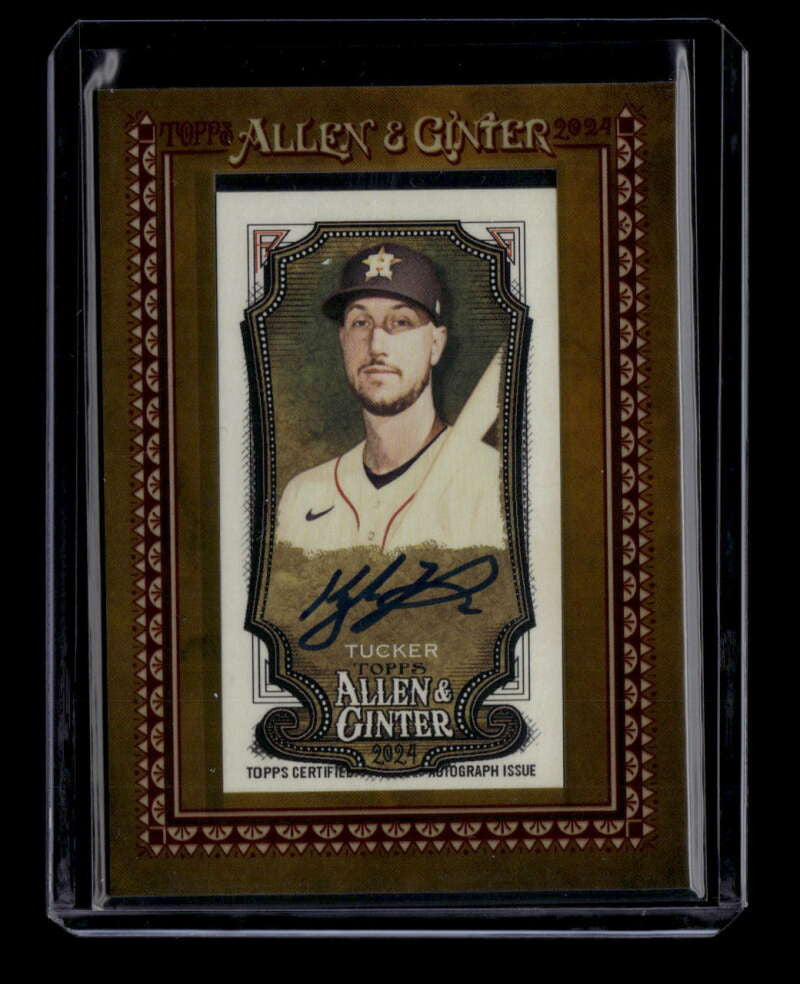 2024 Topps Allen and Ginter Framed Mini Autographs MAKT Kyle Tucker Auto