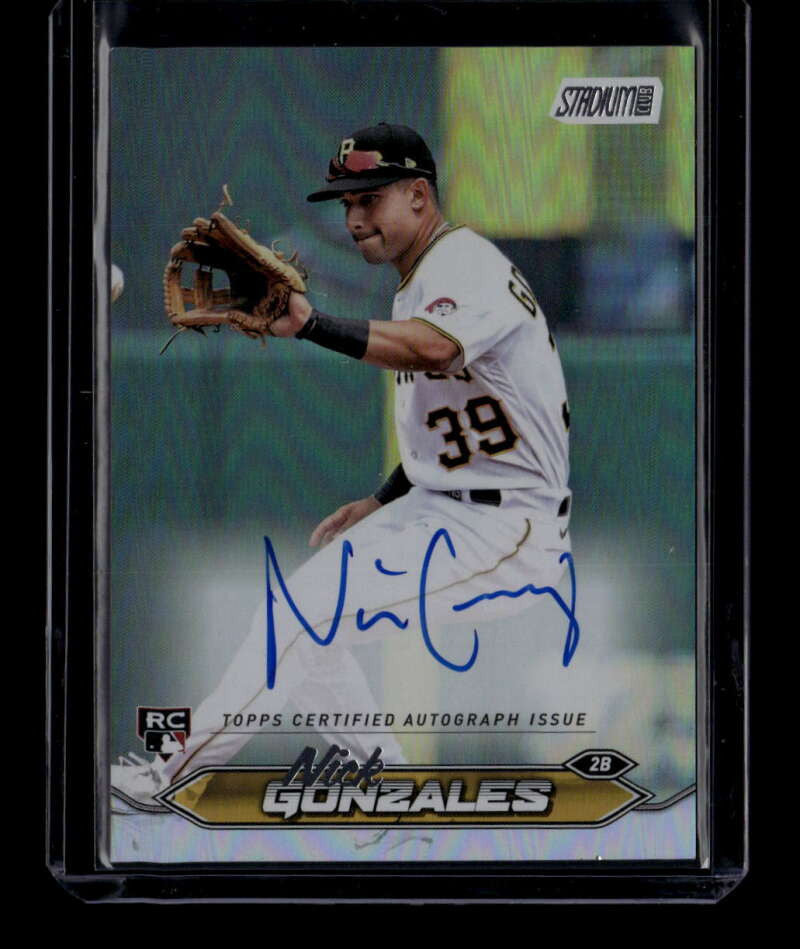 DELETE 175017 2024 Stadium Club Autographs Rainbow Foilboard Nick Gonzales RC Auto 10/10
