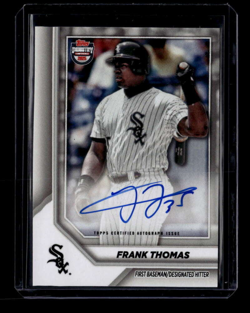 2025 Topps Industry Conference Event Autographs AEAFT Frank Thomas Auto