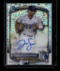 2025 Bowman Chrome Autographs Speckle Refractor Jac Caglianone RC Auto 13/299