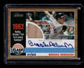 2011 Topps Heritage Flashback Autographs BR Brooks Robinson Seat Relic Auto 7/25