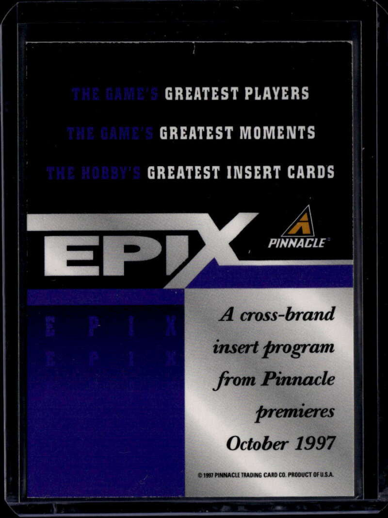 1997 Pinnacle Epix Promo Header NNO