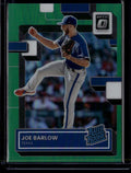 2022 Donruss Optic Green 96 Joe Barlow RR Rated Rookie 4/5