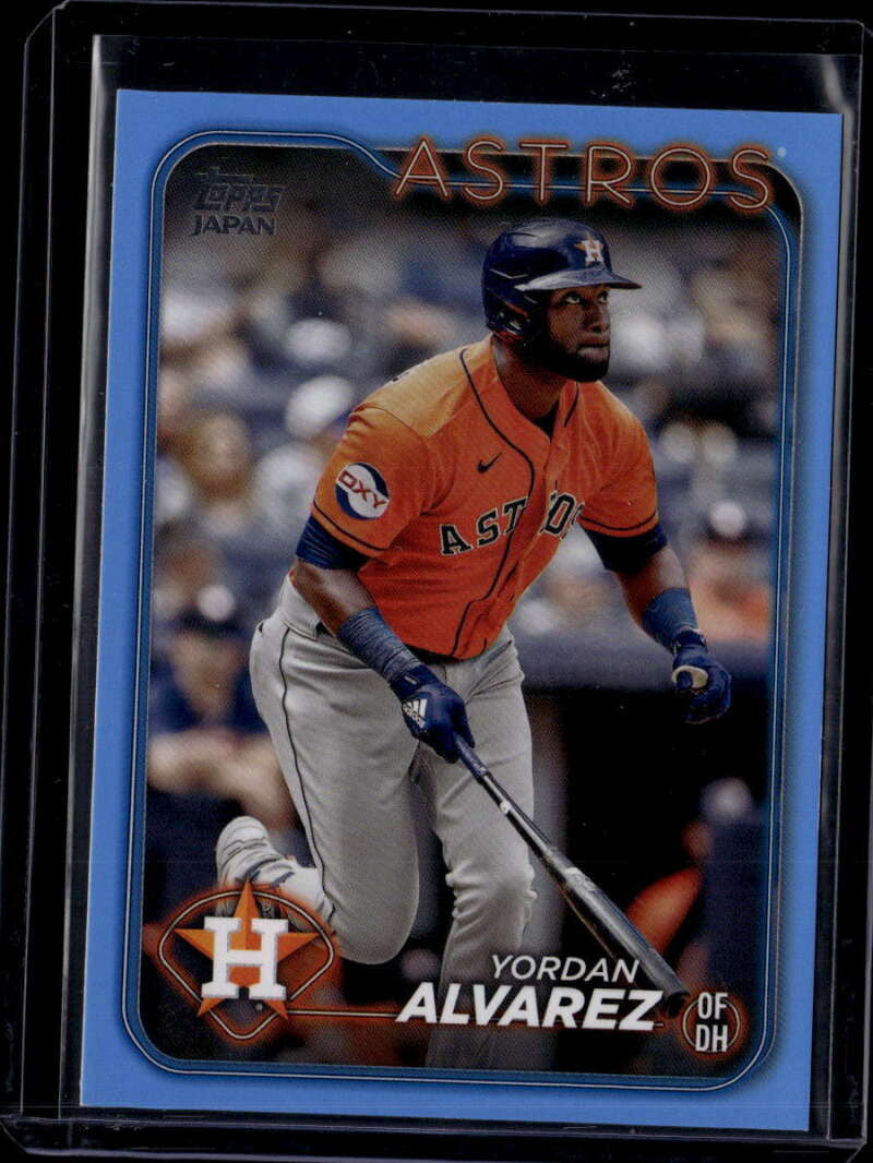 2024 Topps Japan Blue 52 Yordan Alvarez 79/150