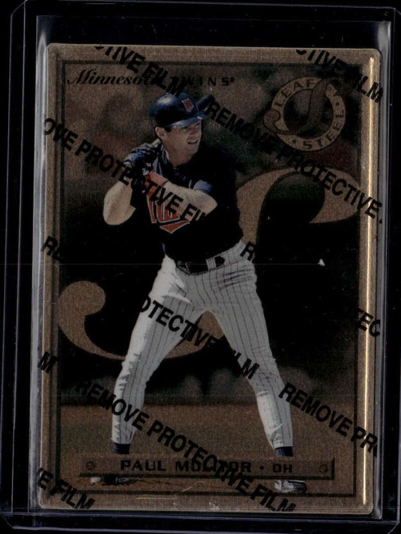 DELETE 175106 1996 Leaf Preferred Steel Gold 2 Paul Molitor
