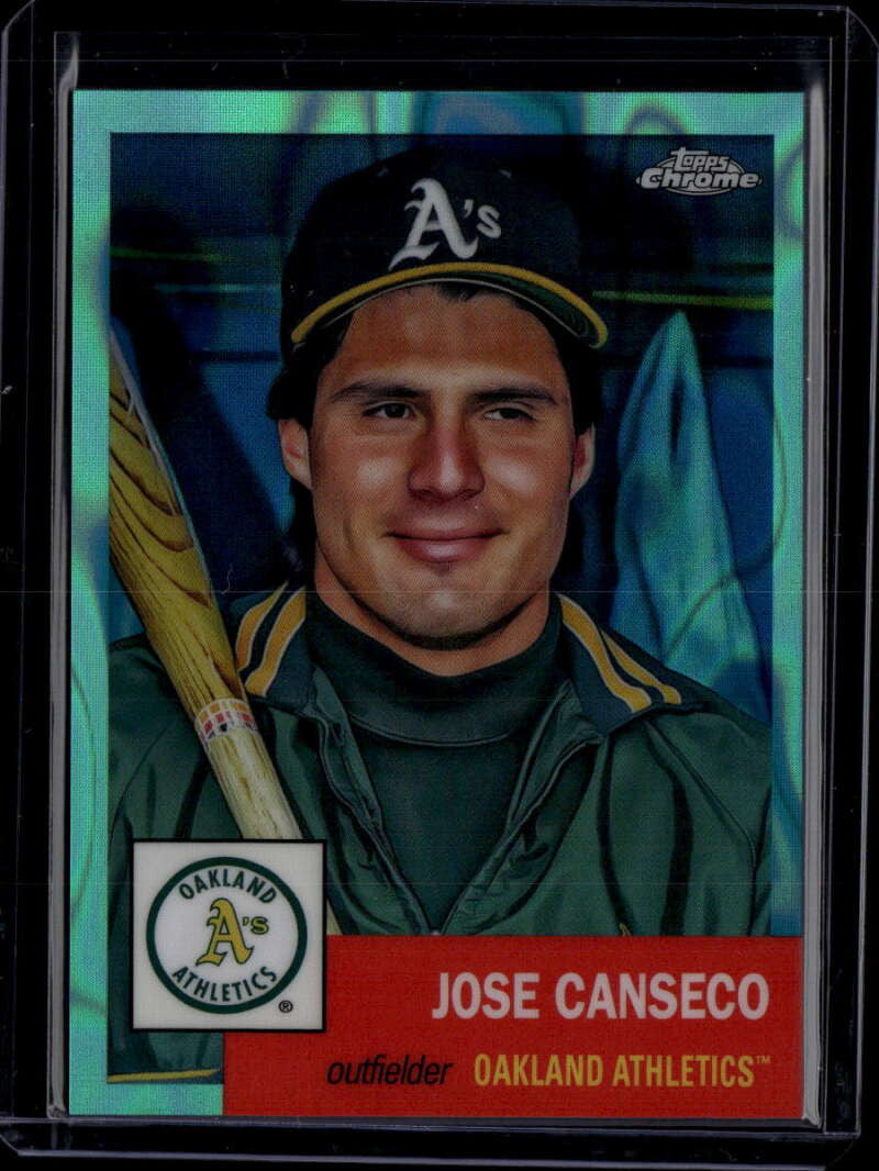 SOLD 175116 2022 Topps Chrome Platinum Anniversary Aqua Lava Refractor Jose Canseco 214/299