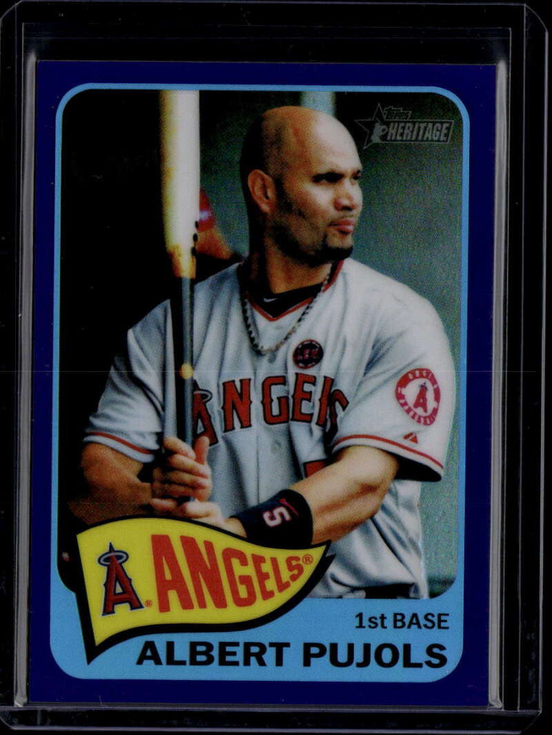 2014 Topps Heritage Chrome Purple Refractor thc269 Albert Pujols