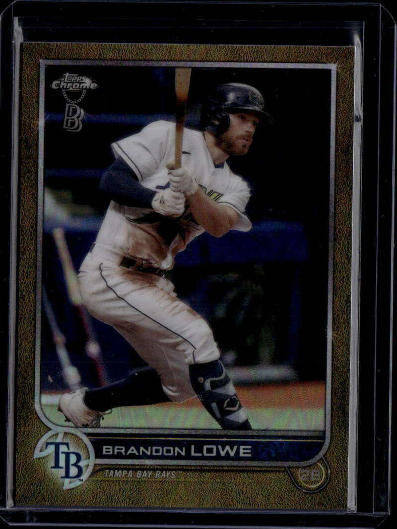 2022 Topps Chrome Ben Baller Gold Refractor 107 Brandon Lowe 36/50