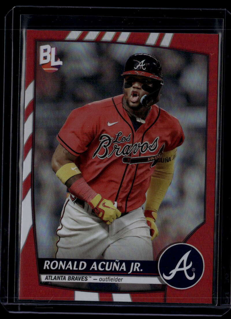 SOLD 175127 2023 Topps Big League 286 Ronald Acuna Jr. RED FOIL