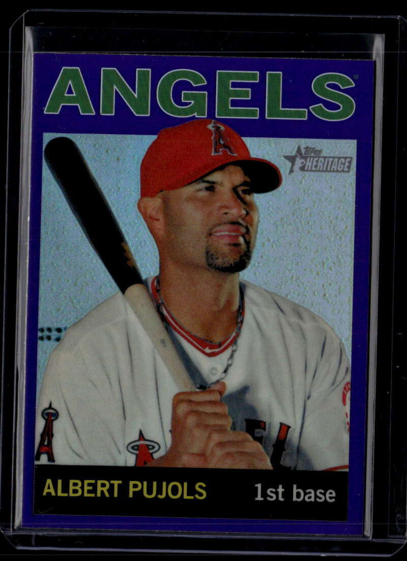 2013 Topps Heritage Chrome Purple Refractor hc5 Albert Pujols