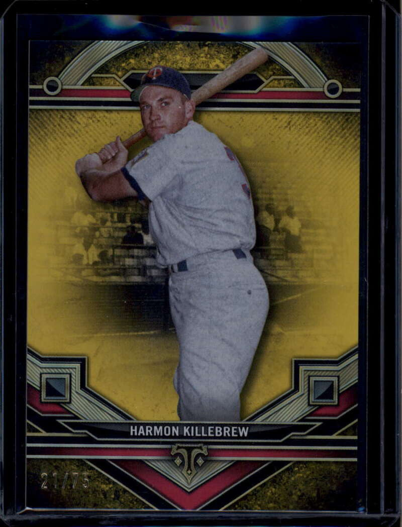 2024 Topps Triple Threads Citrine 100 Harmon Killebrew 21/75