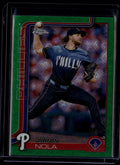 2025 Topps Chrome Logofractor Green Refractor 286 Aaron Nola 38/99