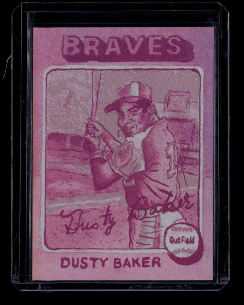 2025 Topps Shoebox Treasures Bubblegum Foil 56 Dusty Baker
