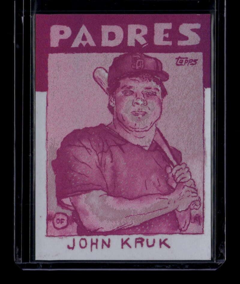 2025 Topps Shoebox Treasures Bubblegum Foil 12 John Kruk 158049