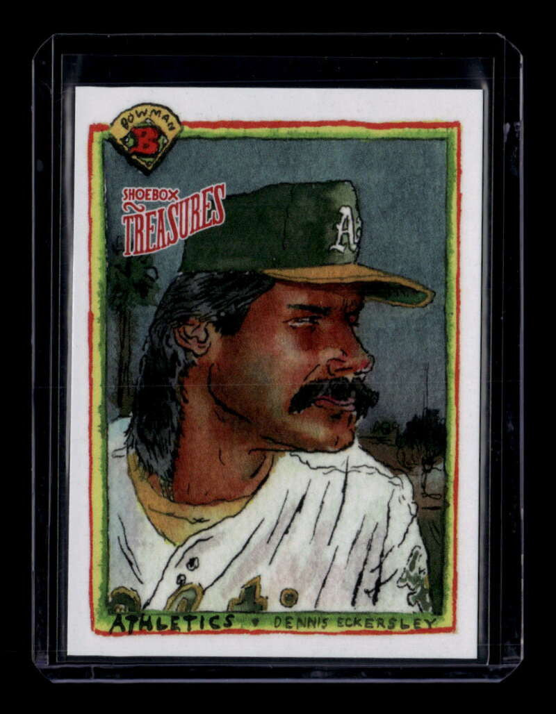 2025 Topps Shoebox Treasures '90 Bowman Stamp b907 Dennis Eckersley 93/99