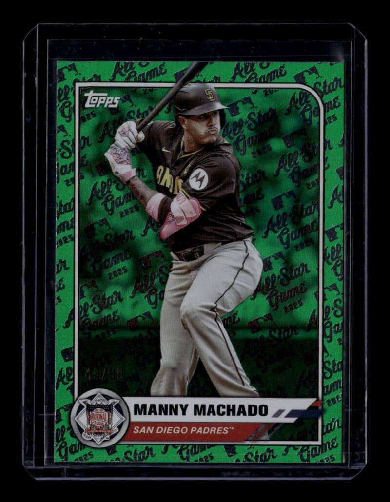 2025 Topps All-Star Game Green Foil 92 Manny Machado 49/99