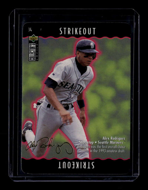 1996 Collector's Choice You Make the Play Gold Signature 34 Alex Rodriguez