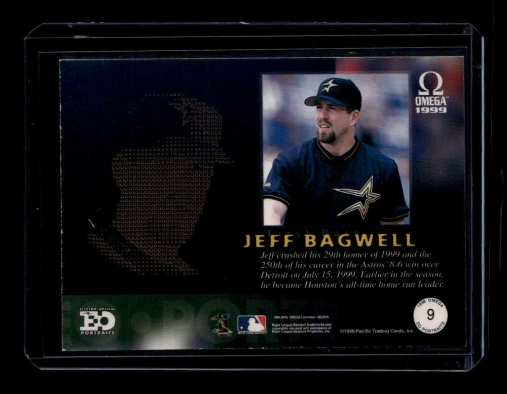 1999 Pacific Omega EO Portraits 9 Jeff Bagwell