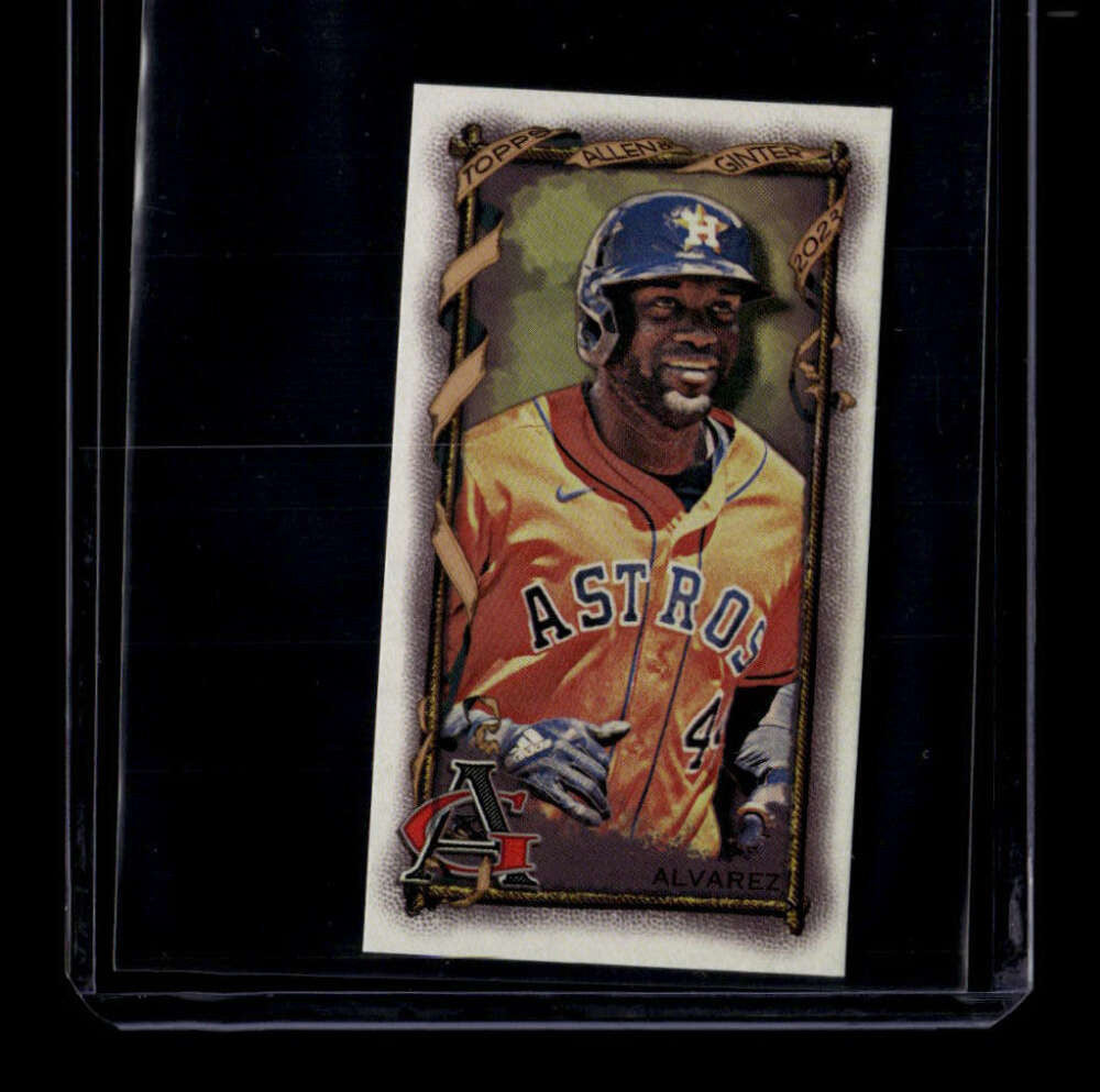 2023 Topps Allen and Ginter Mini 356 Yordan Alvarez EXT SP