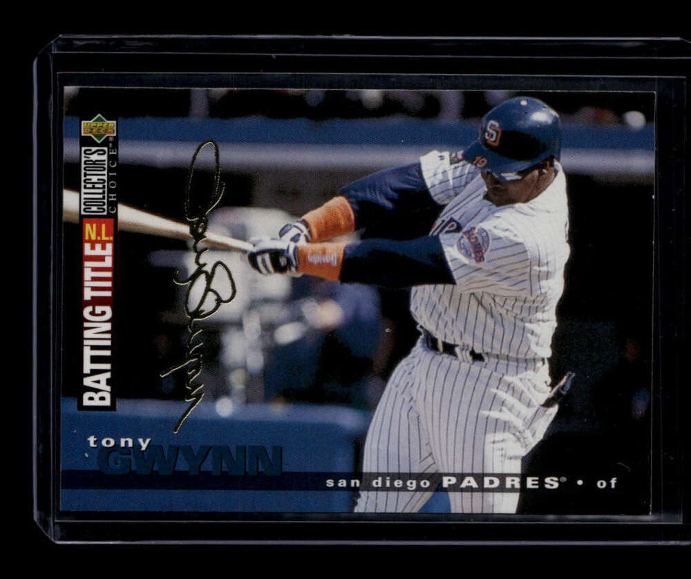 DELETE 175181 1995 Collector's Choice Gold Signature 73 Tony Gwynn
