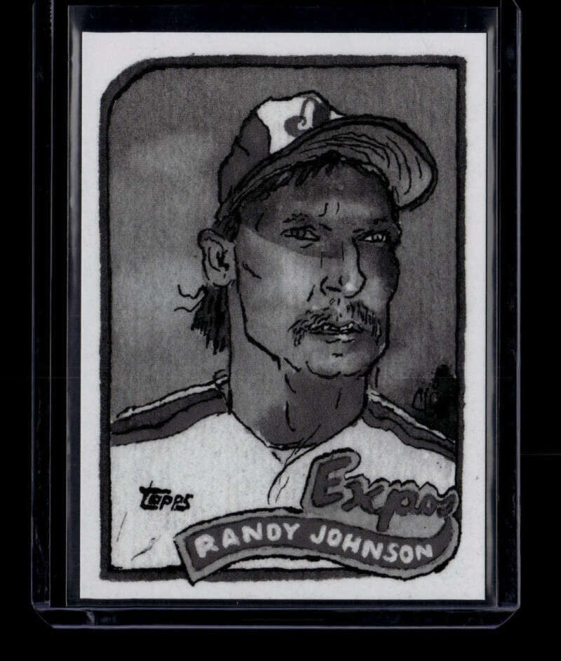 2025 Topps Shoebox Treasures Grayscale Filter 16 Randy Johnson 50/75