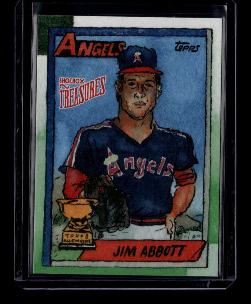 2025 Topps Shoebox Treasures Stamp 77 Jim Abbott 78/99