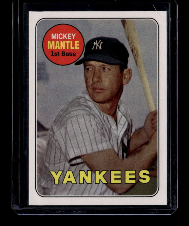 1996 Topps Mantle Redemption 19 Mickey Mantle 1969 Topps Sweepstakes /2500