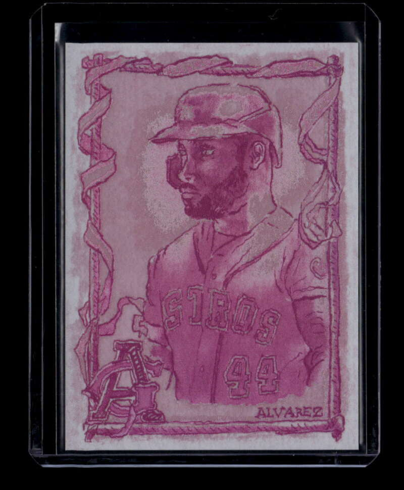 2025 Topps Shoebox Treasures Bubblegum Foil 31 Yordan Alvarez