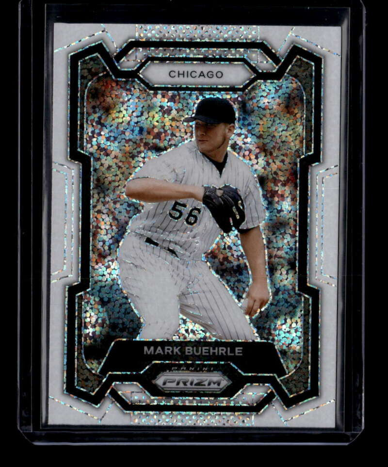 2024 Panini Prizm Prizms White Sparkle Refractor 46 Mark Buehrle
