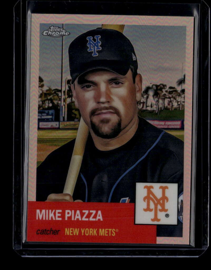2022 Topps Chrome Platinum Anniversary Rose Gold Refractor 240 Mike Piazza 19/75