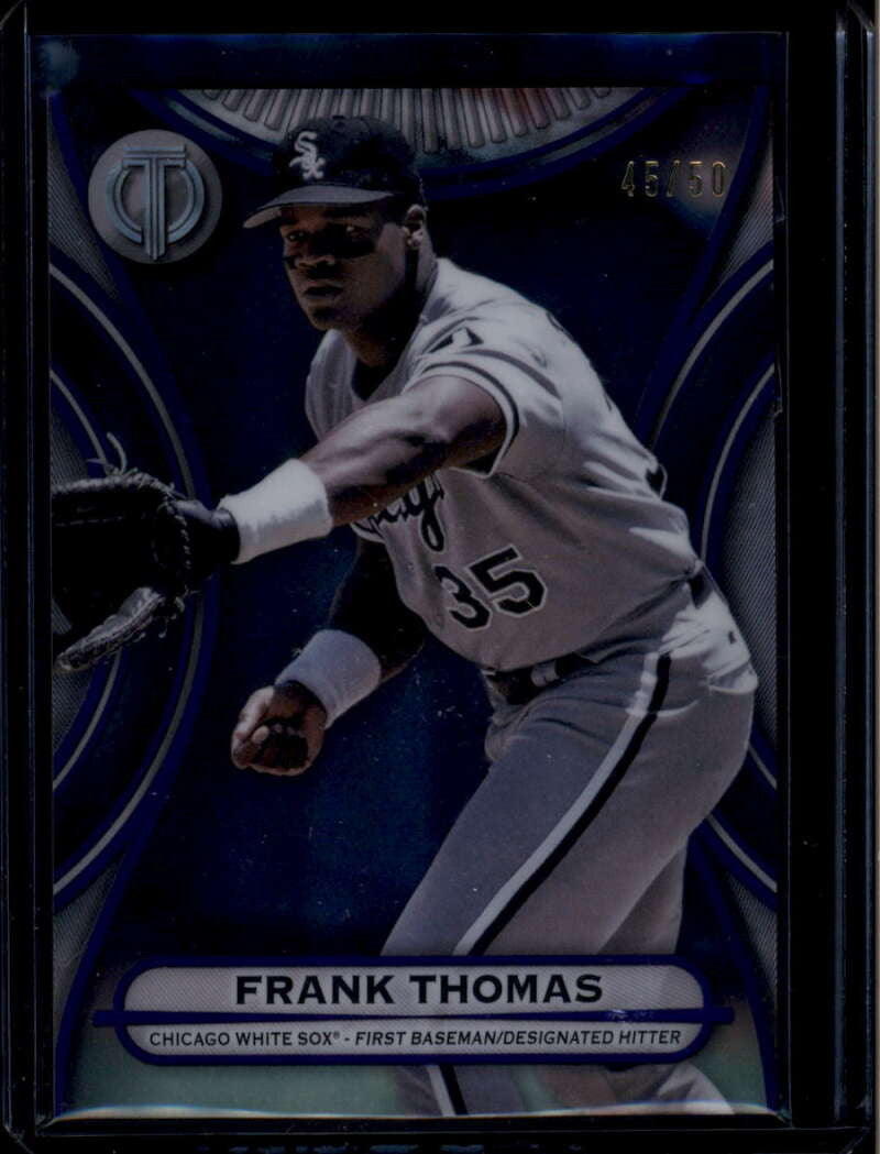 2025 Topps Tribute Purple 43 Frank Thomas 45/50