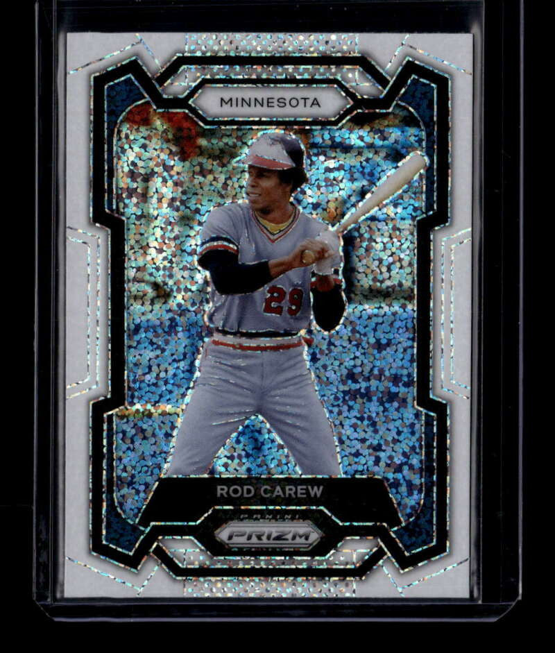 2024 Panini Prizm Prizms White Sparkle Refractor 58 Rod Carew