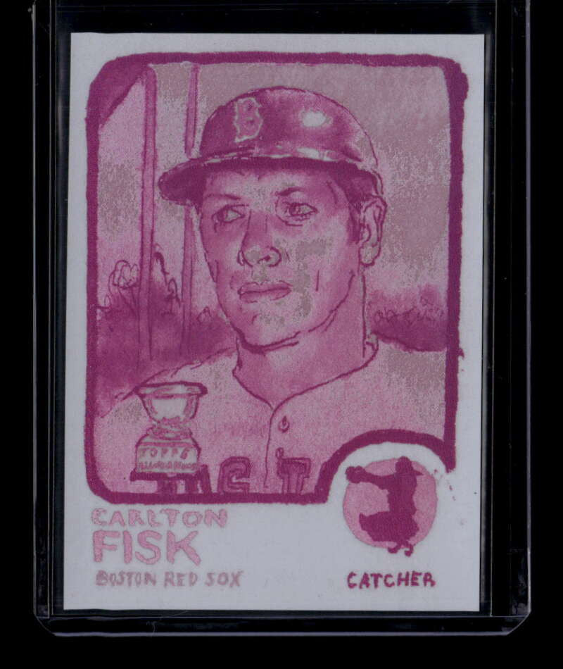 2025 Topps Shoebox Treasures Bubblegum Foil 53 Carlton Fisk