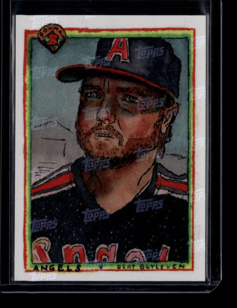 2025 Topps Shoebox Treasures '90 Bowman Topps Logo b904 Bert Blyleven 29/35